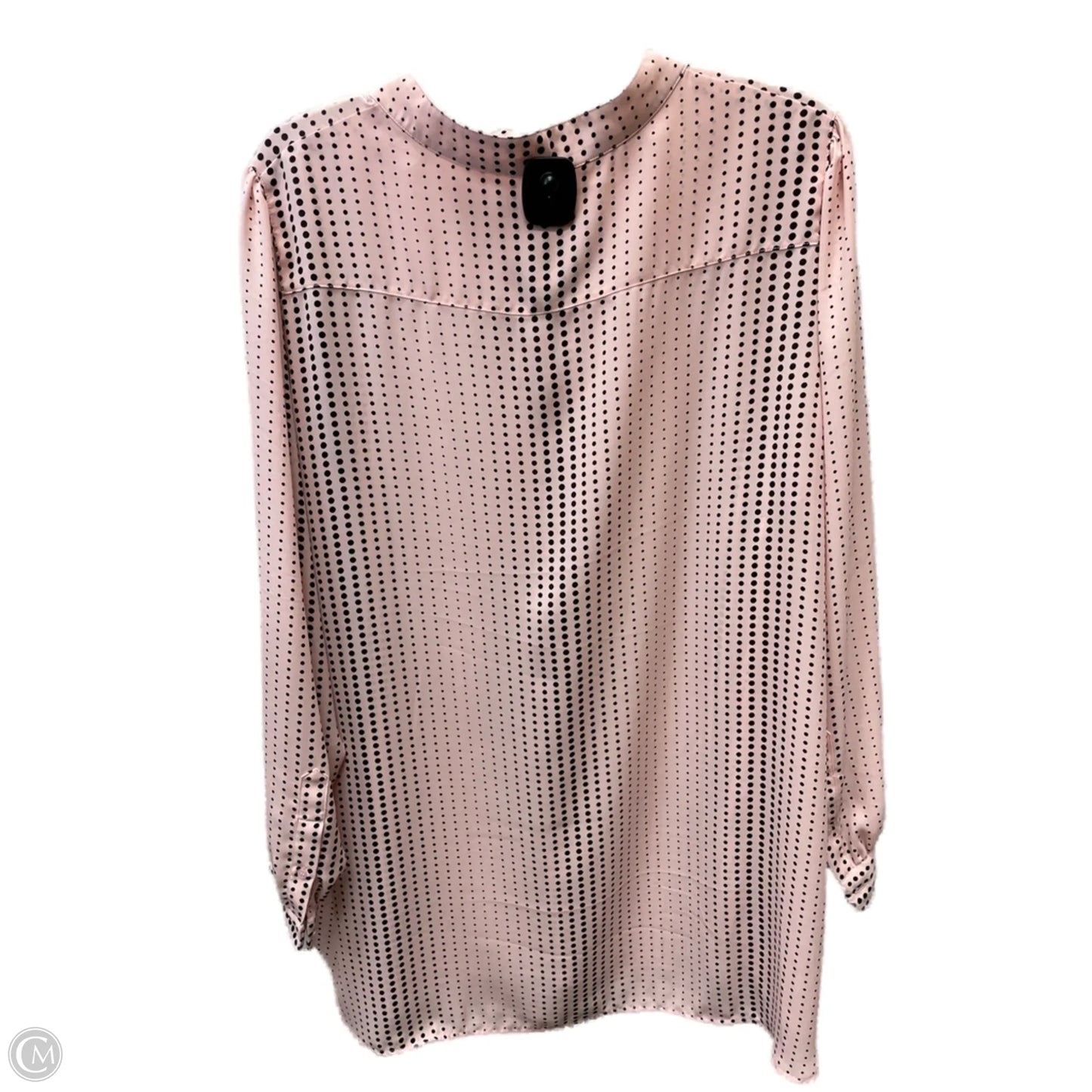 Tunic Long Sleeve By Anne Klein In Polkadot Pattern, Size: 2x