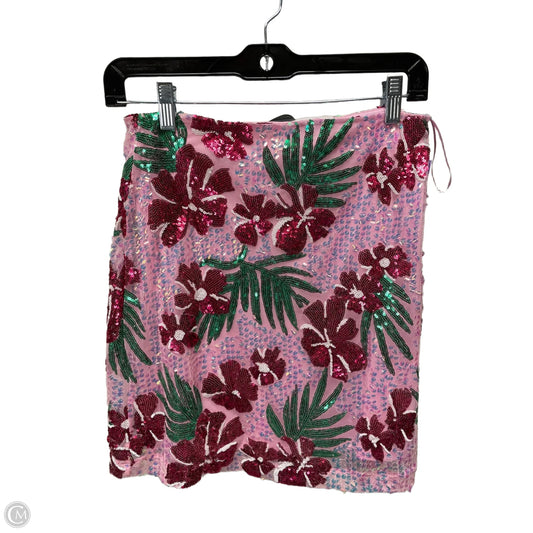 Skirt Mini & Short By Rachel Zoe In Floral Print, Size: 4