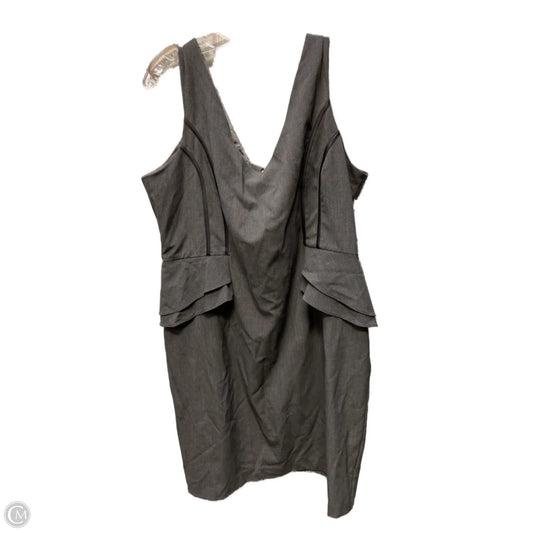Dress Casual Short By New York And Co In Grey, Size: 1x
