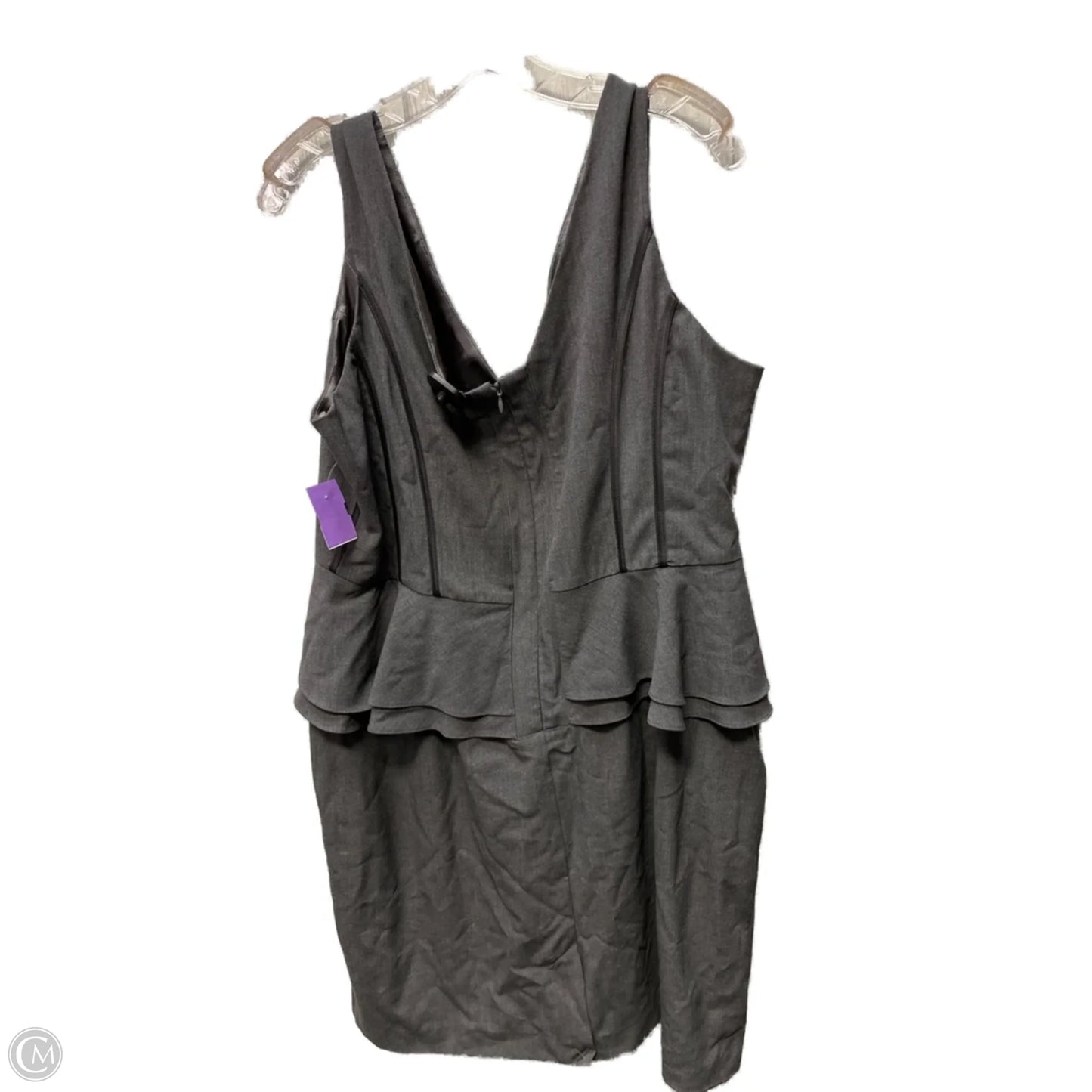 Dress Casual Short By New York And Co In Grey, Size: 1x