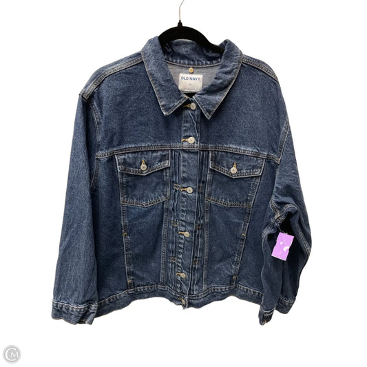 Jacket Denim By Old Navy In Blue, Size: 3x