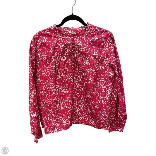 Top Short Sleeve By J. Crew In Floral Print, Size: Xl