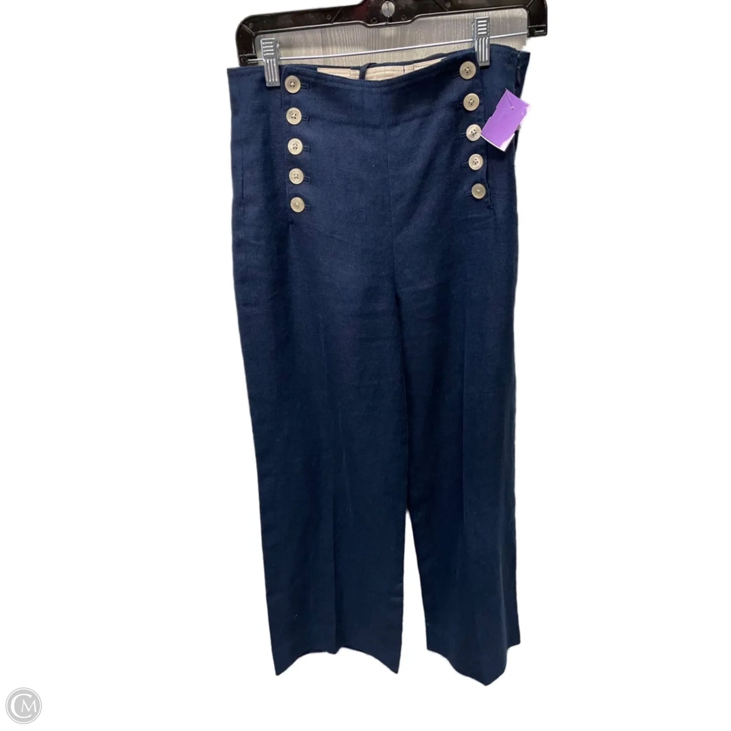 Pants Linen By J. Crew In Navy, Size: 0
