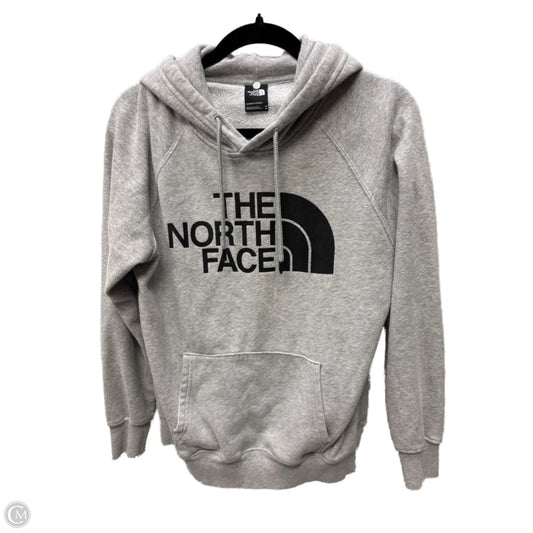 Sweatshirt Hoodie By The North Face In Black & Grey, Size: M