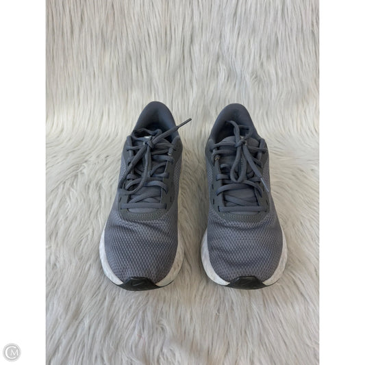 Shoes Athletic By Nike In Grey & White, Size: 9.5