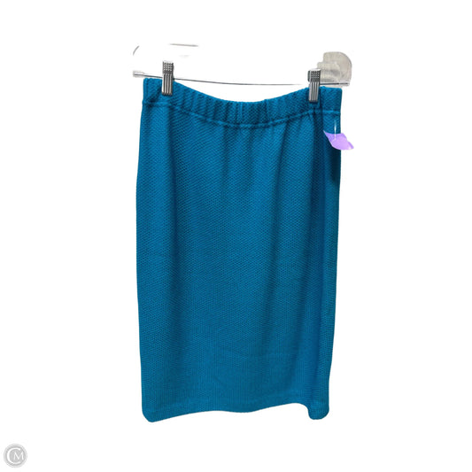 Skirt Designer By St John Collection In Teal, Size: 10