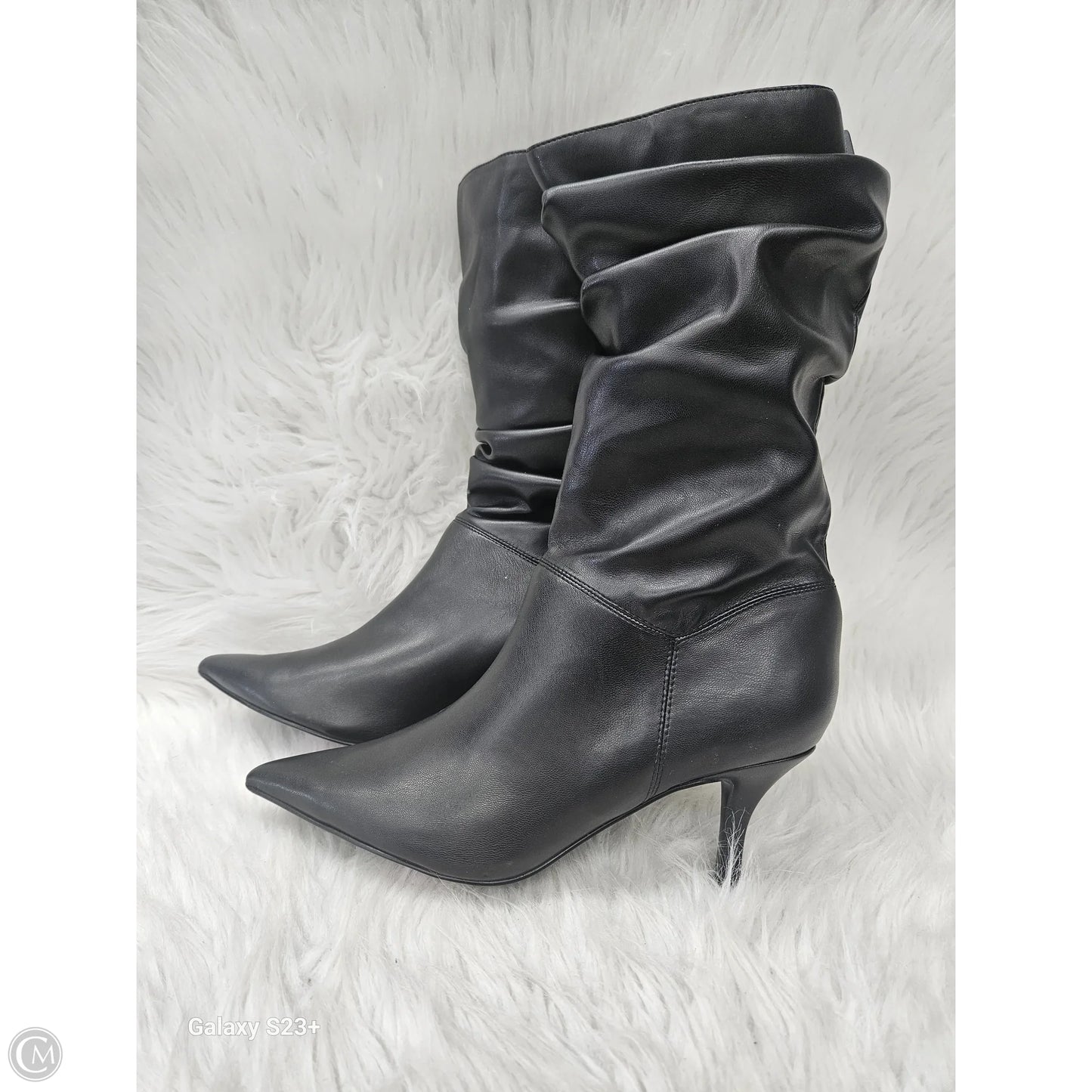 Boots Ankle Heels By Marc Fisher In Black, Size: 8