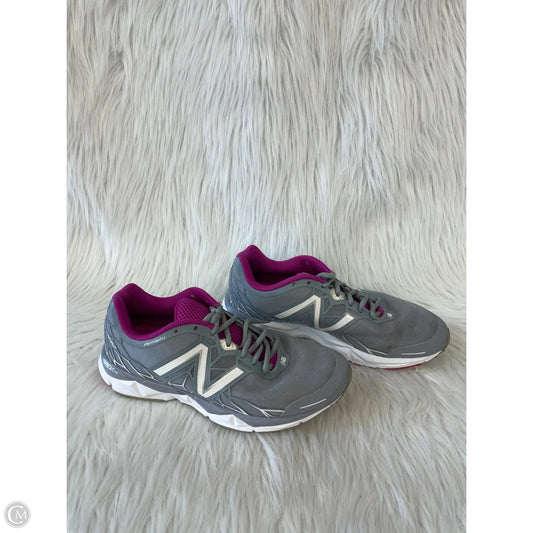 Shoes Athletic By New Balance In Grey & Purple, Size: 9.5
