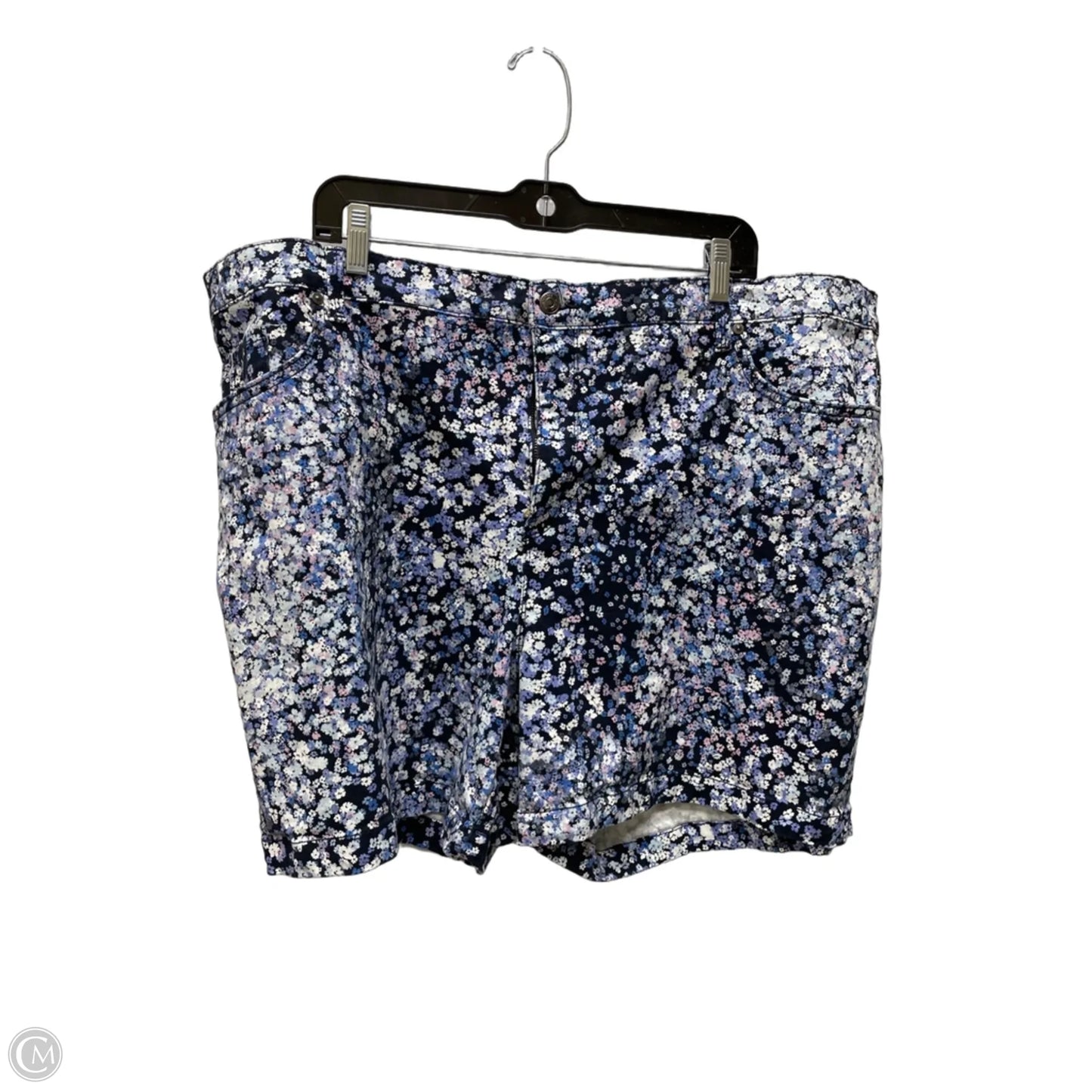Shorts By Gloria Vanderbilt In Floral Print, Size: 24