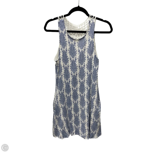 Dress Casual Short By Entro In Blue & White, Size: L