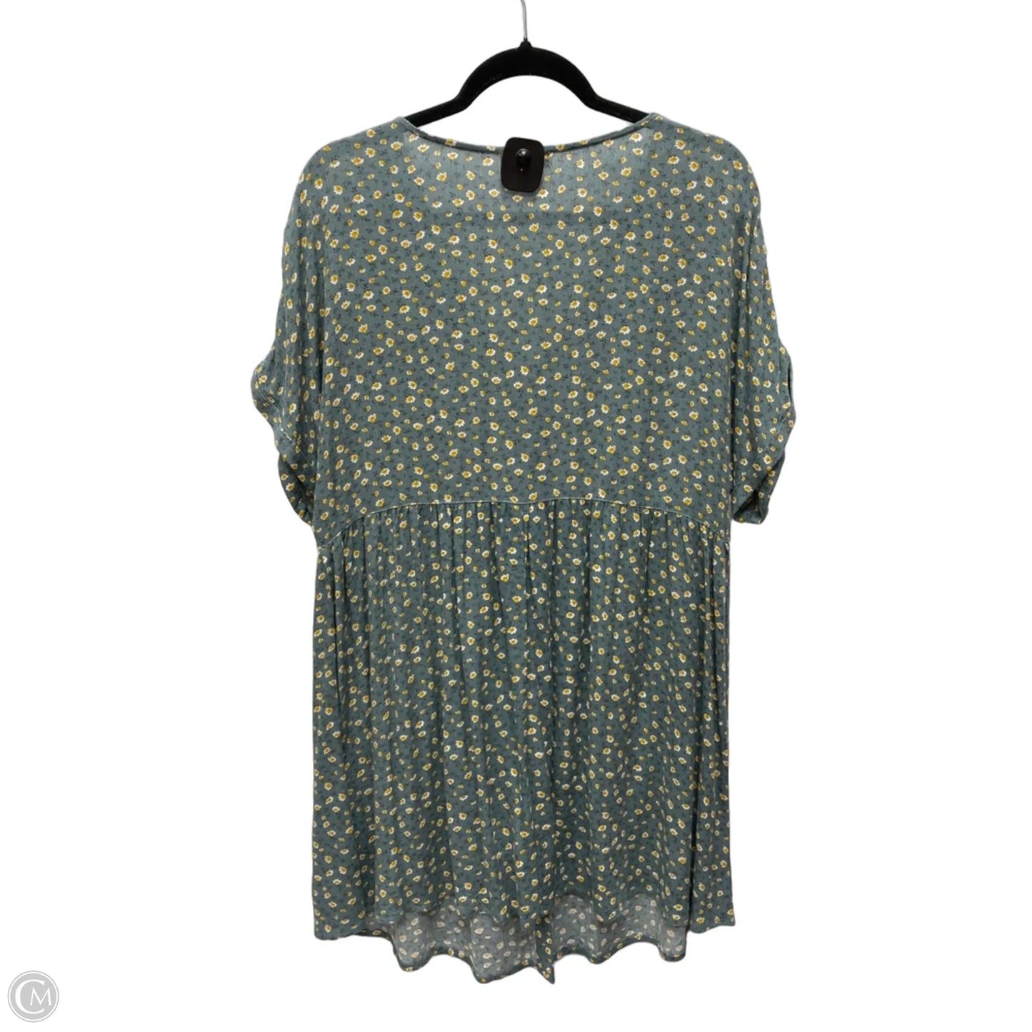 Tunic Short Sleeve By Kori America In Floral Print, Size: S