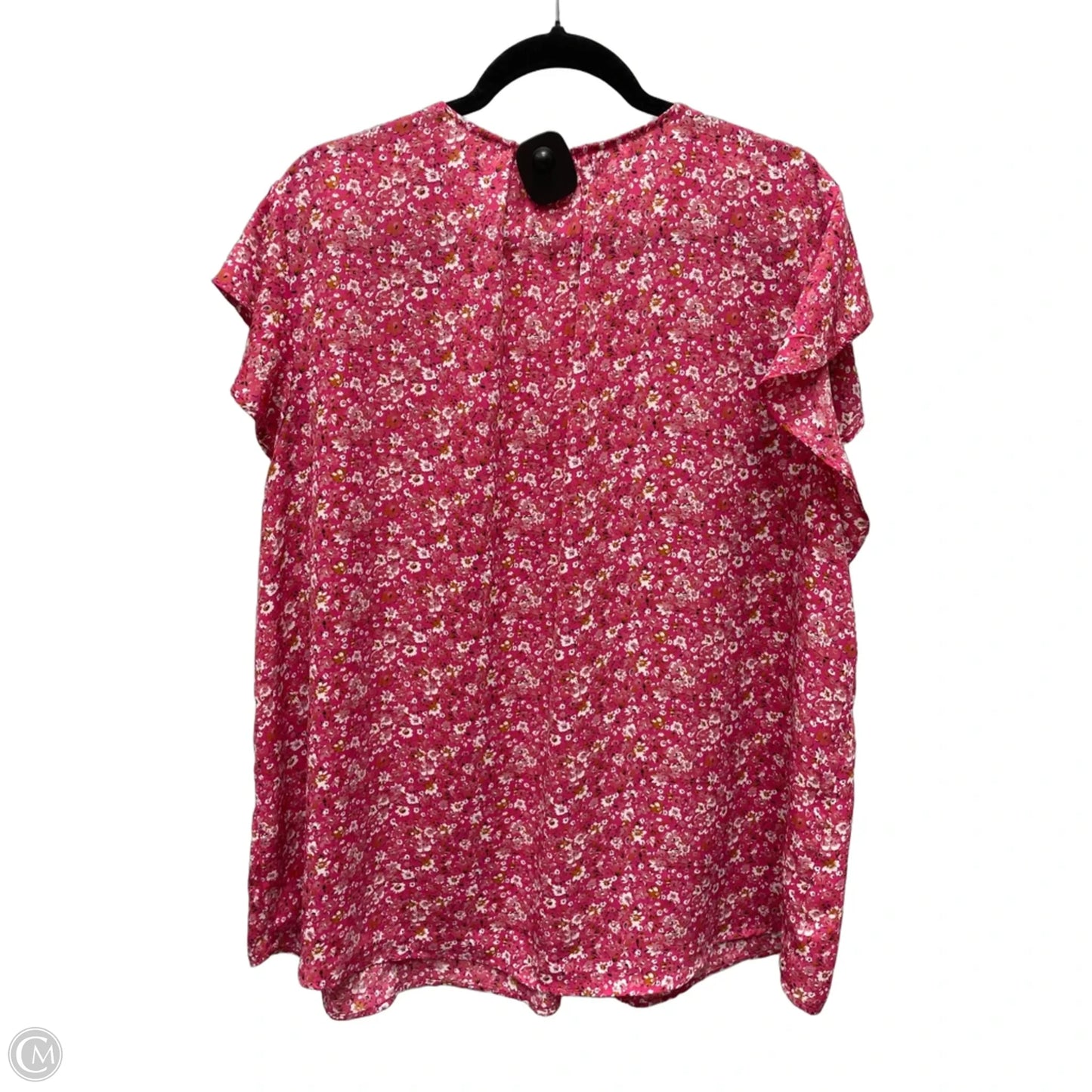 Top Short Sleeve By Cynthia Rowley In Pink, Size: 2x