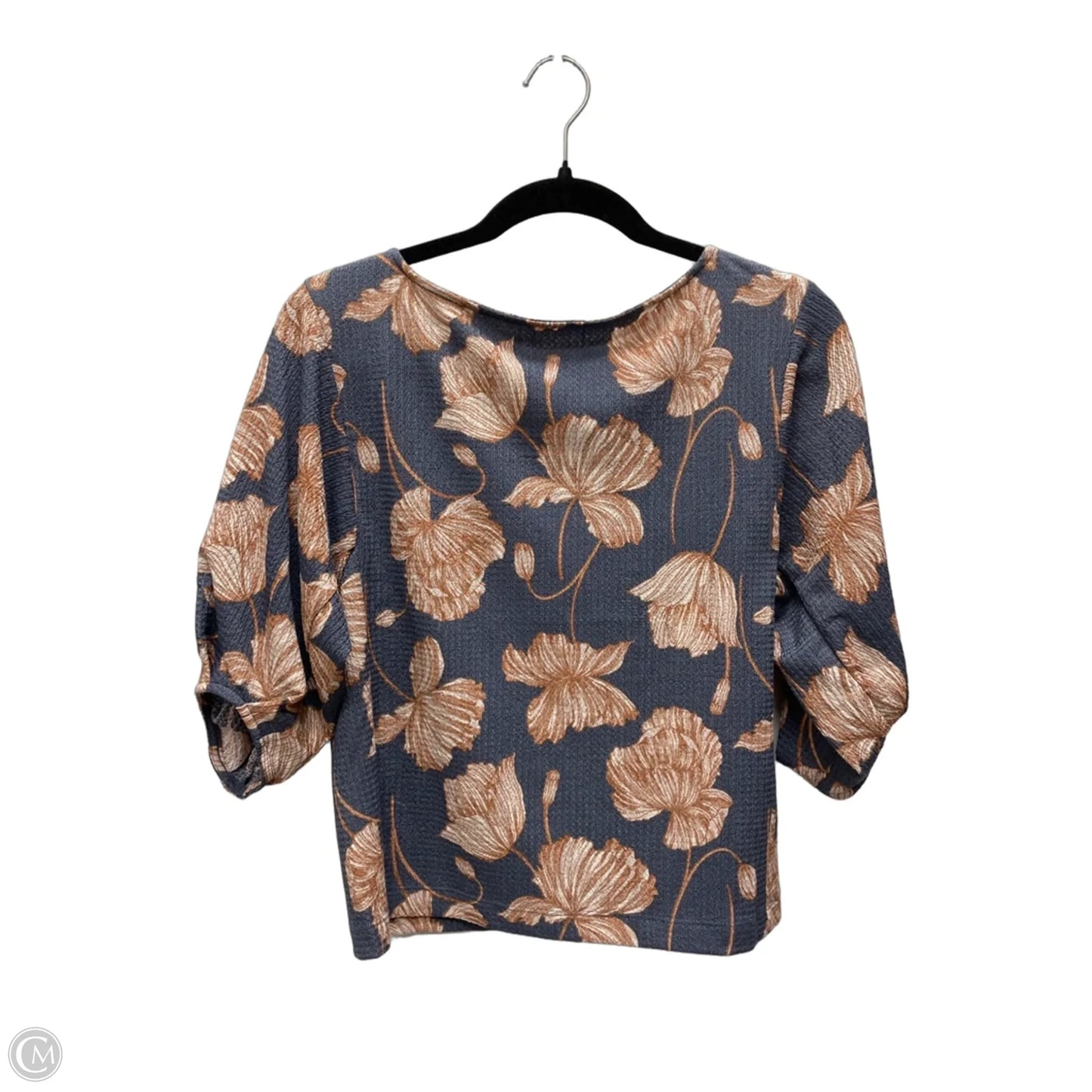 Top Short Sleeve By Loft In Floral Print, Size: Xs
