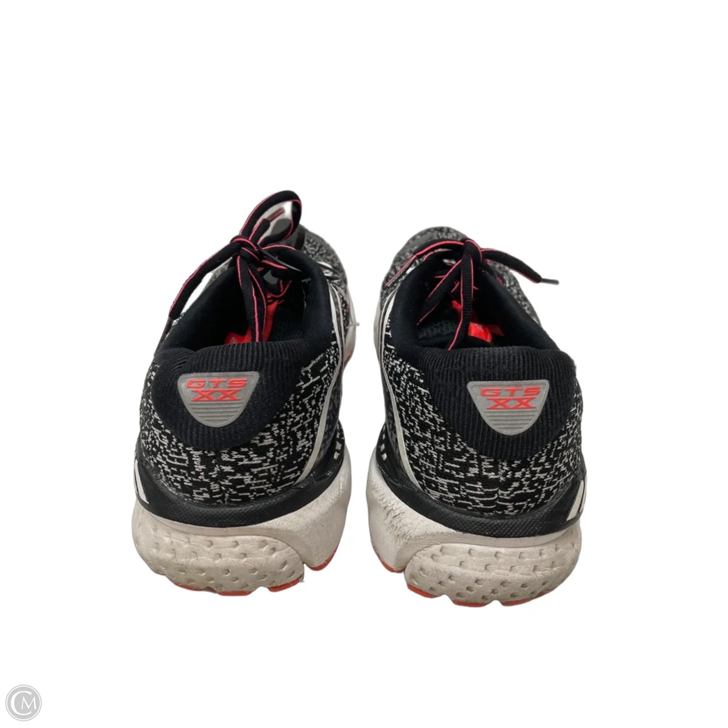 Shoes Athletic By Brooks In Black & Orange, Size: 9.5