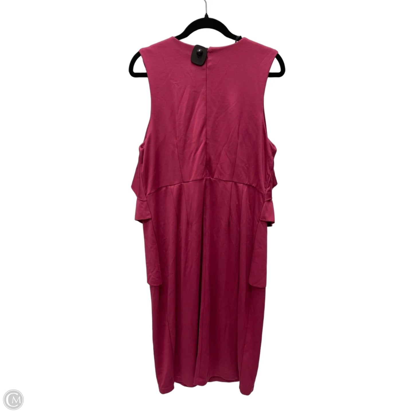 Dress Casual Midi By Eloquii In Red, Size: L