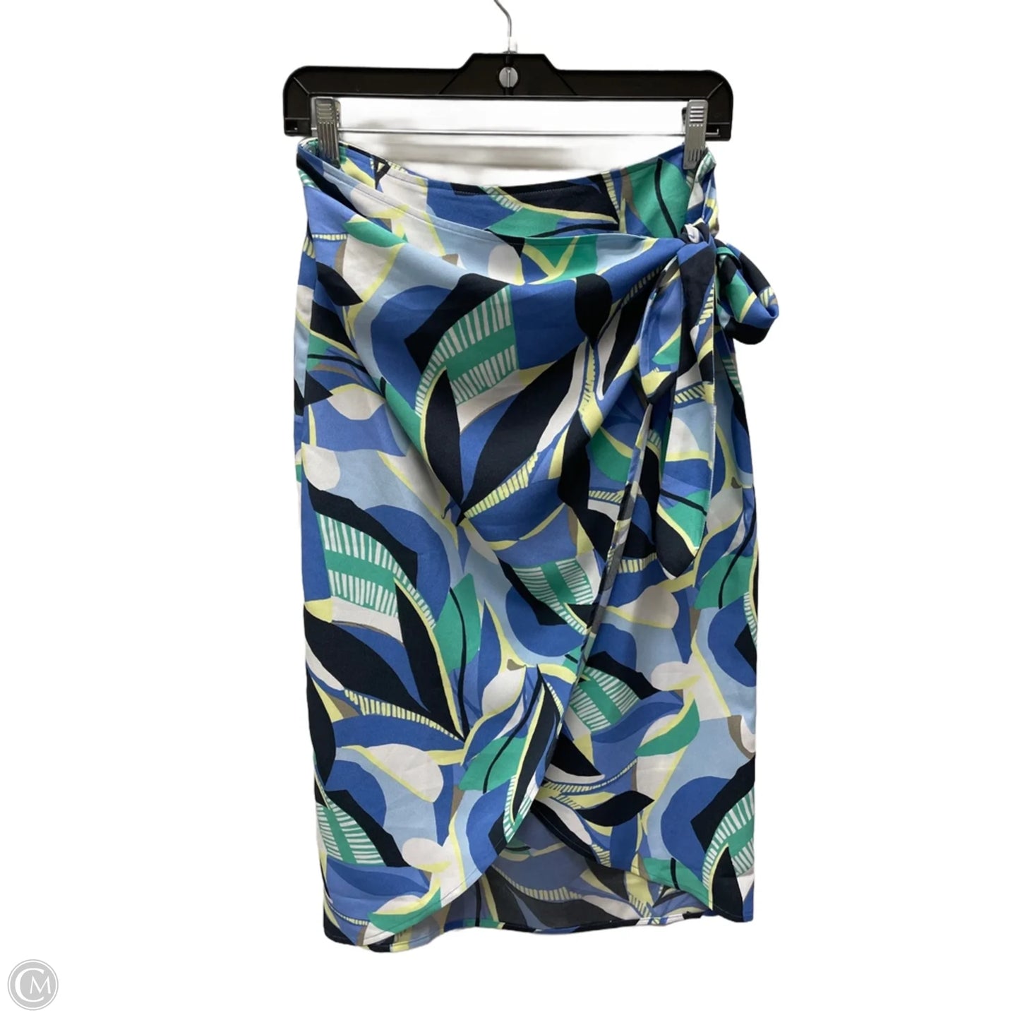 Skirt Midi By Loft In Geometric Pattern, Size: Sp