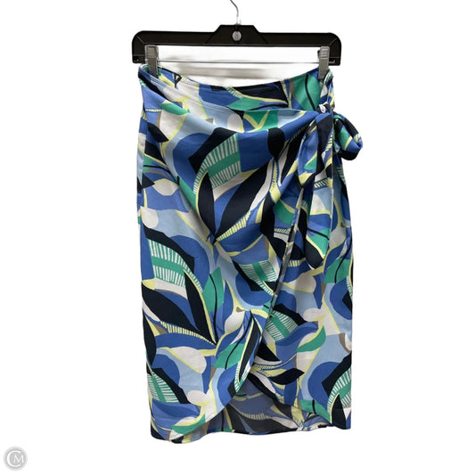 Skirt Midi By Loft In Geometric Pattern, Size: Sp