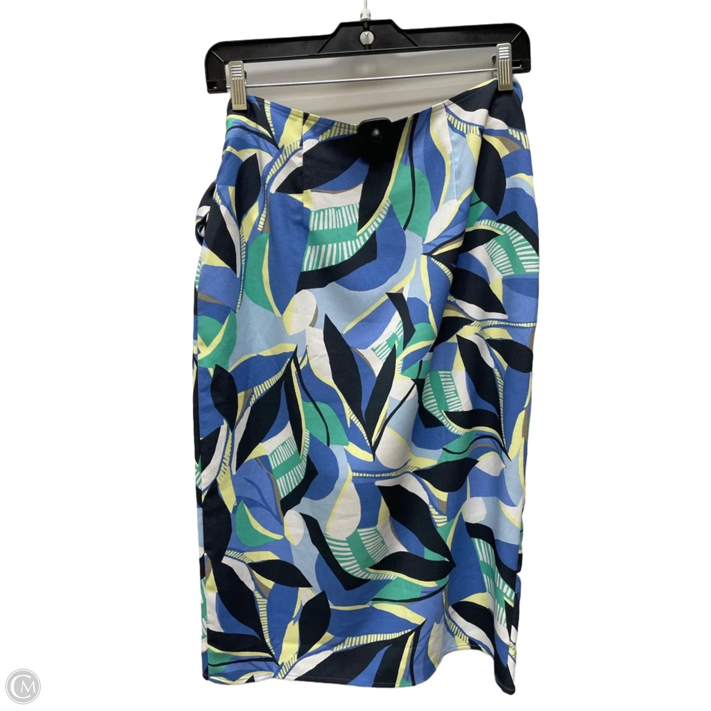 Skirt Midi By Loft In Geometric Pattern, Size: Sp