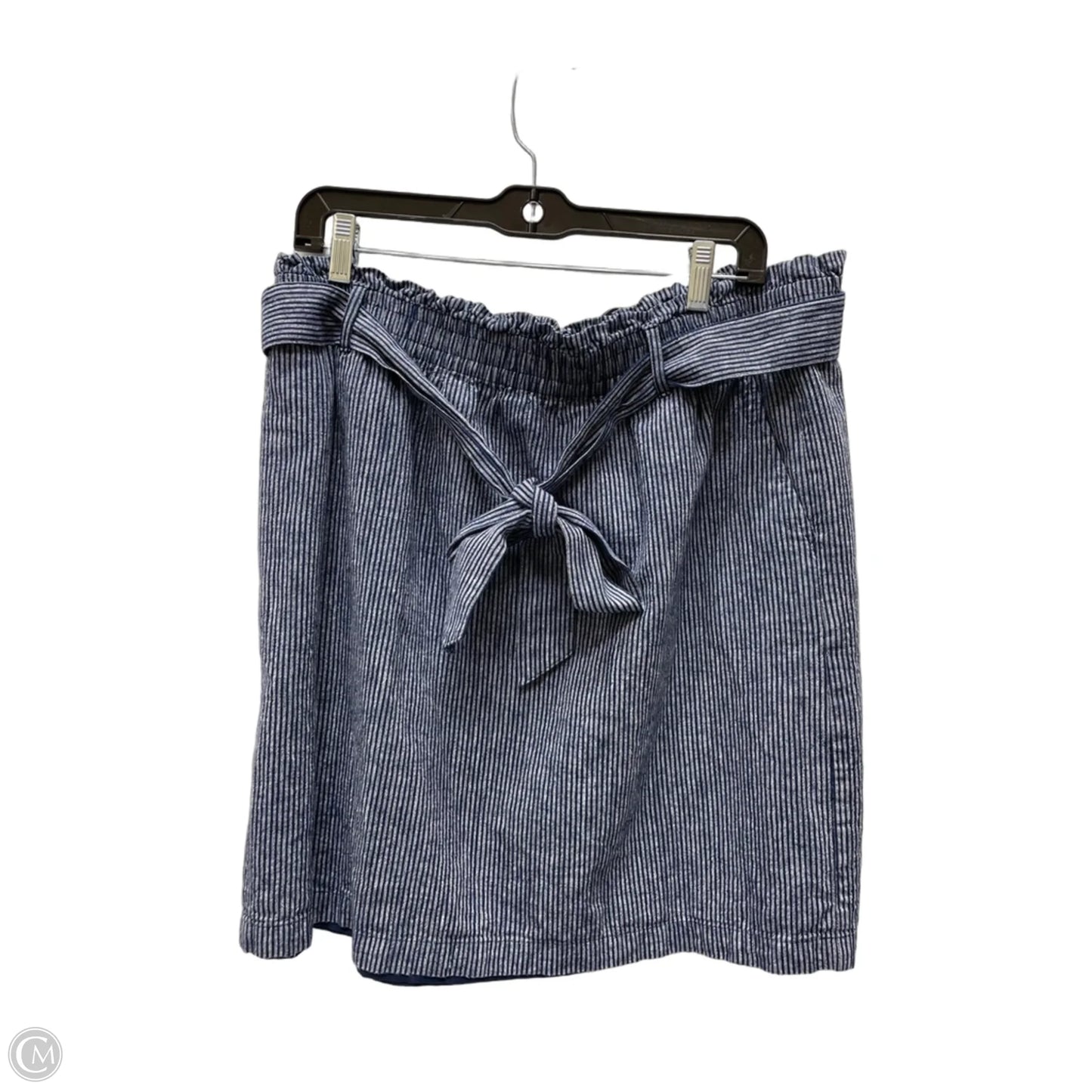 Skirt Mini & Short By J. Crew In Striped Pattern, Size: Xl