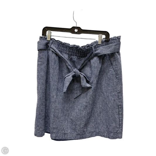 Skirt Mini & Short By J. Crew In Striped Pattern, Size: Xl