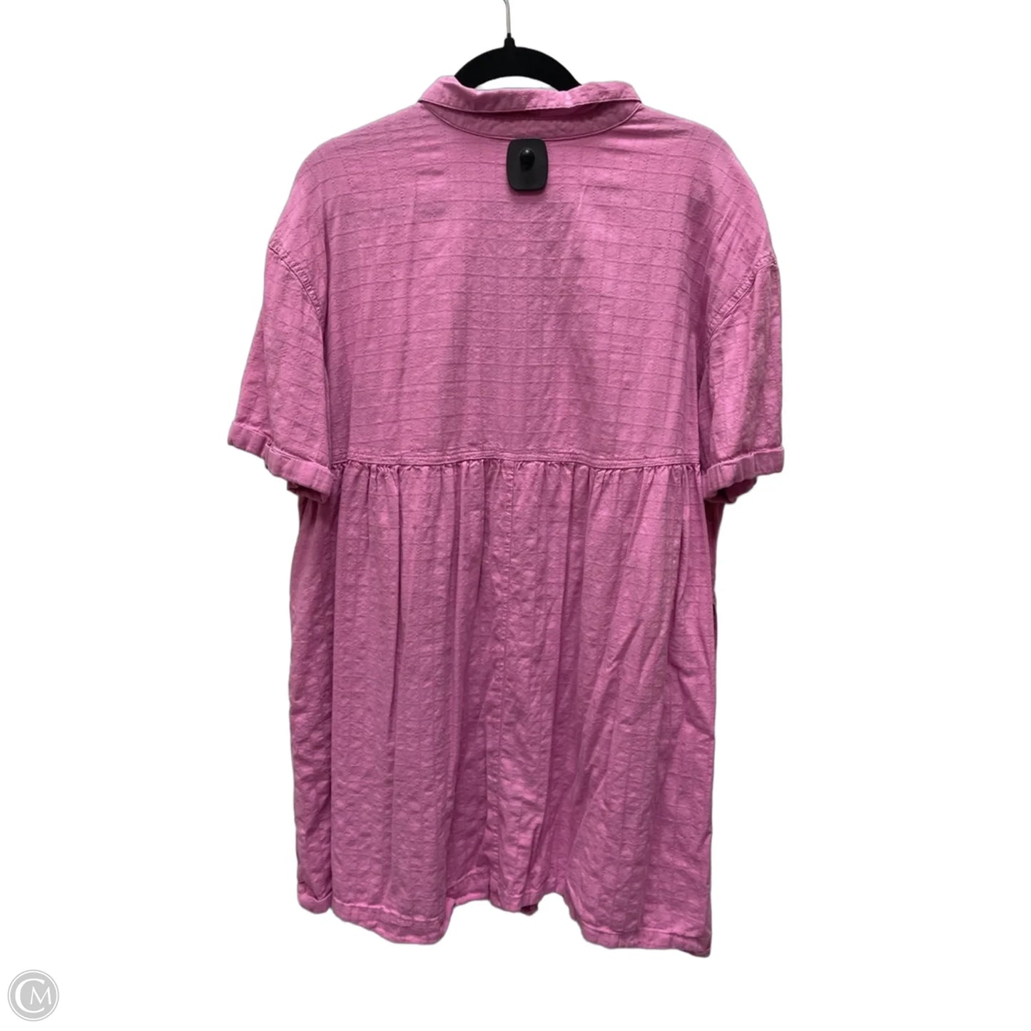 Dress Casual Short By Terra & Sky In Pink, Size: 1x
