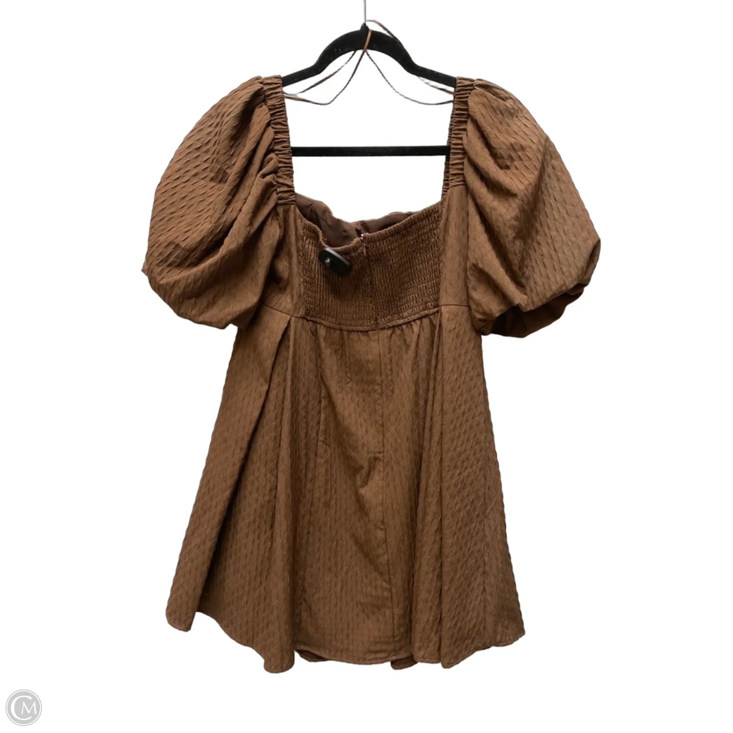 Dress Casual Short By Glam In Brown, Size: L
