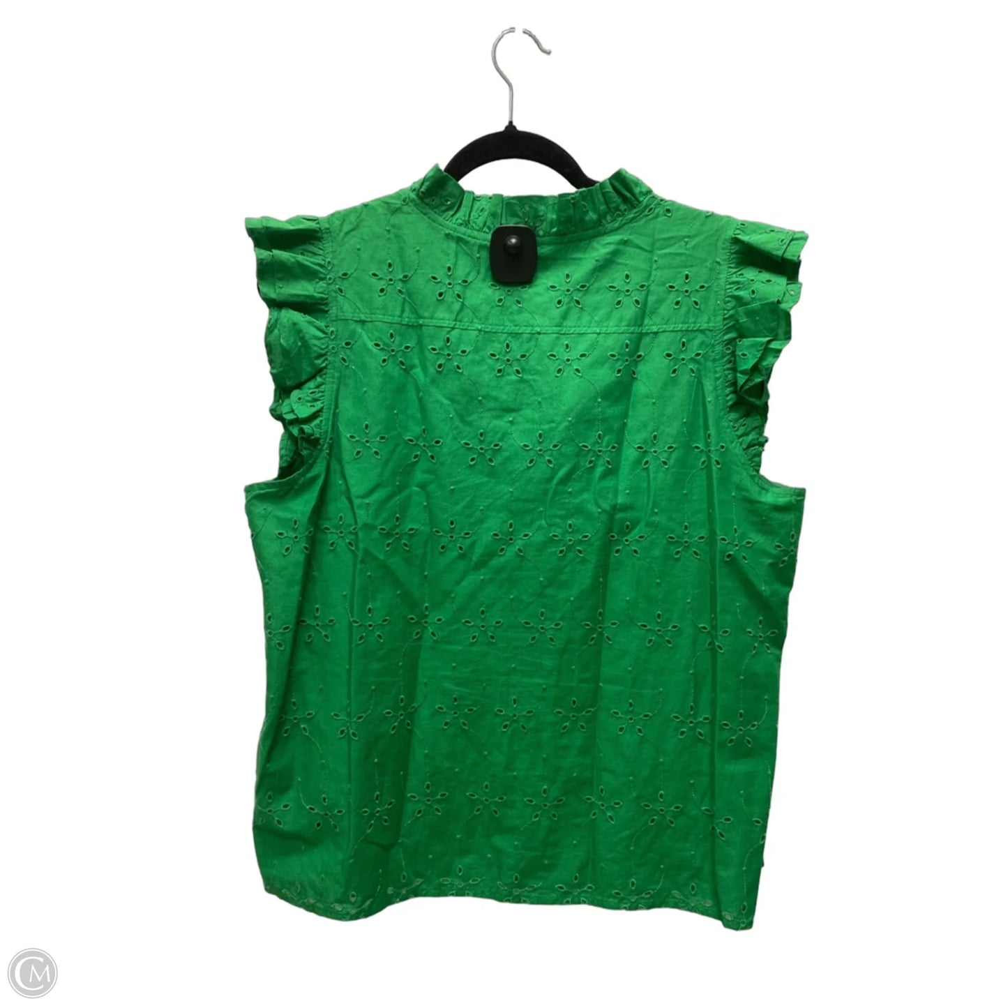 Top Short Sleeve By J. Crew In Green, Size: L