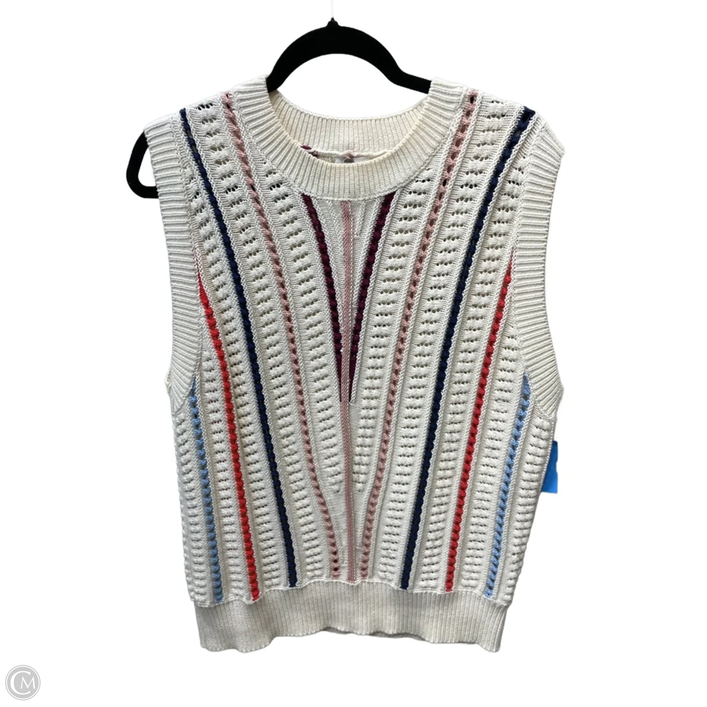 Vest Sweater By Le Lis In Cream, Size: S
