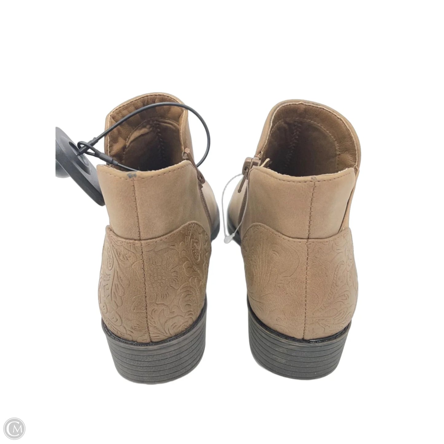 Boots Ankle Heels By Kim Rogers In Brown, Size: 6