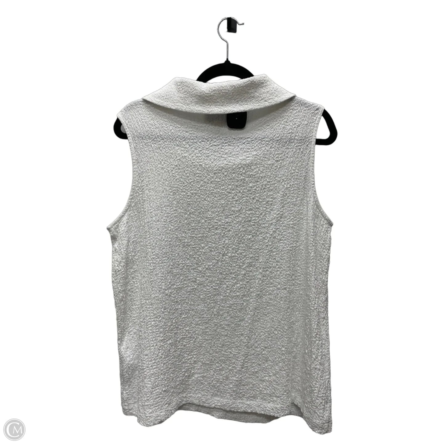 Blouse Sleeveless By Joseph Ribkoff In White, Size: L