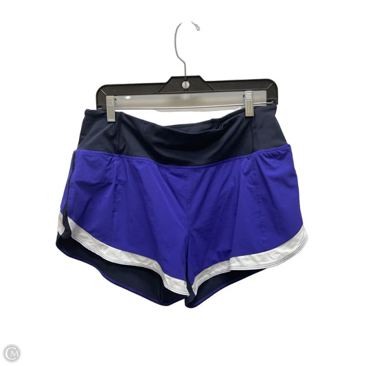 Athletic Shorts By Athleta In Black & Purple, Size: M