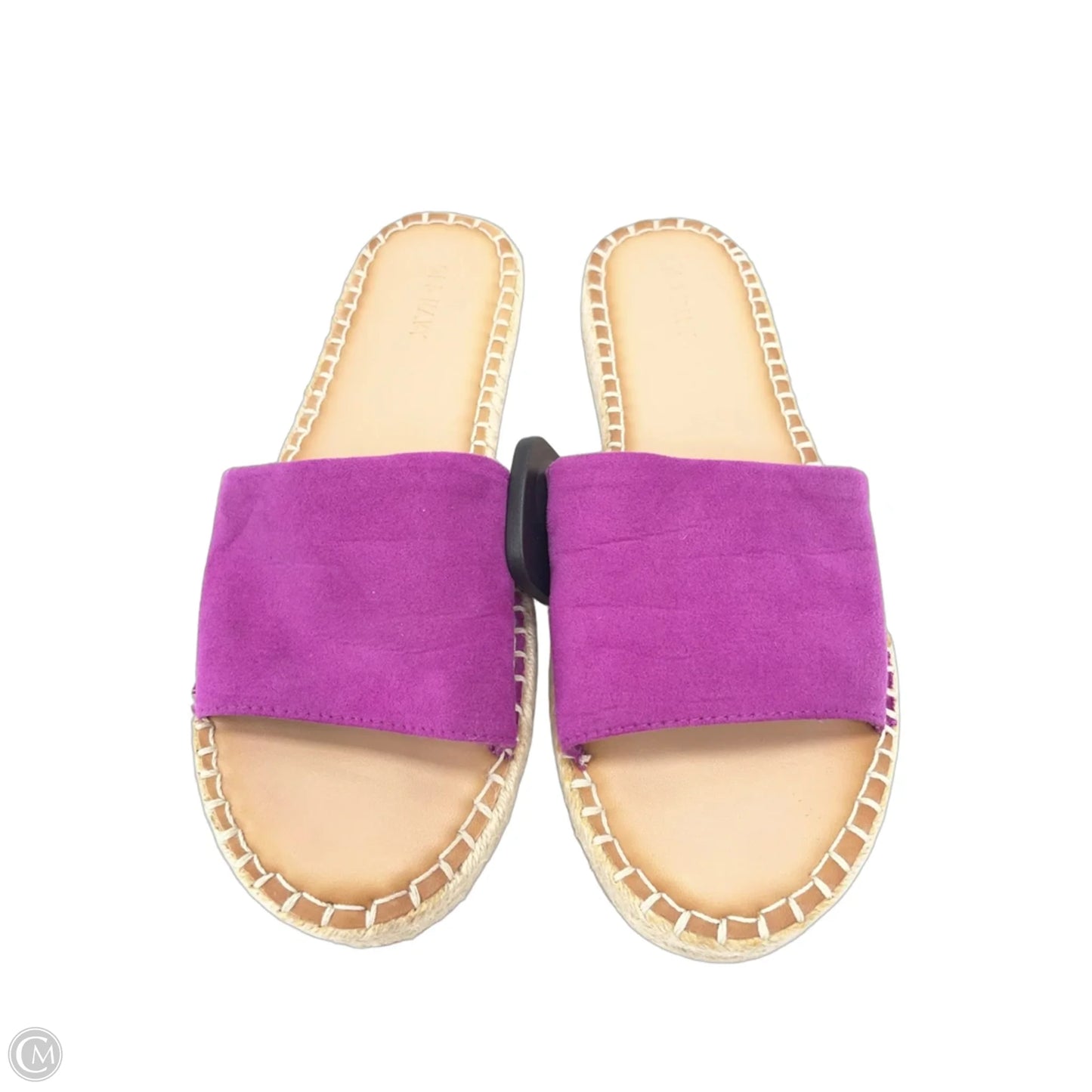 Sandals Flats By Old Navy In Purple & Tan, Size: 9