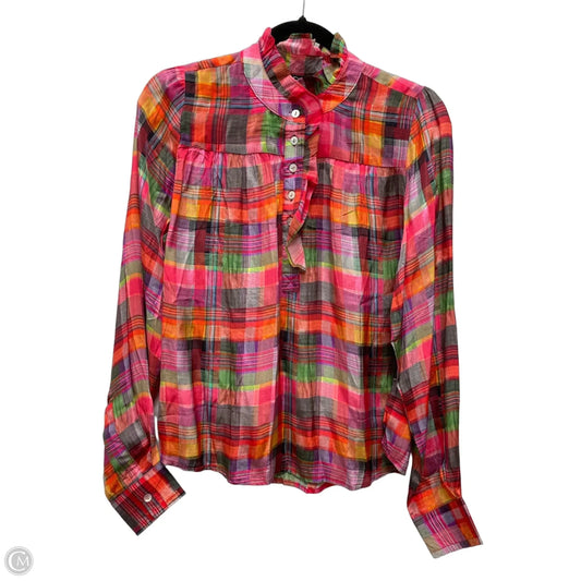 Top Long Sleeve By Clothes Mentor In Multi-colored, Size: S