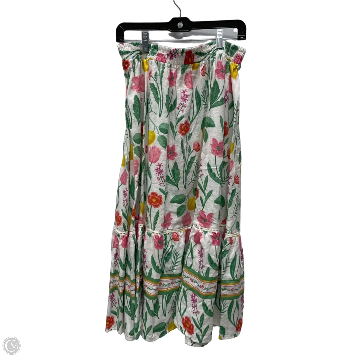 Skirt Midi By Rachel Zoe In Floral Print, Size: L
