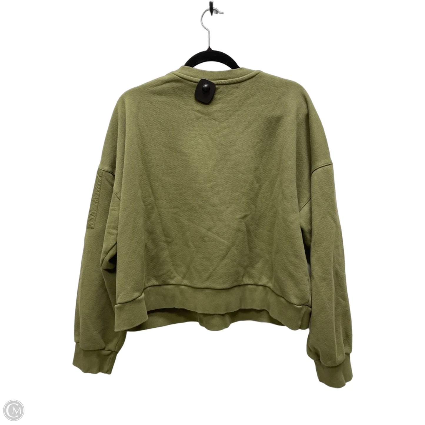 Sweatshirt Crewneck By Adidas In Green, Size: L
