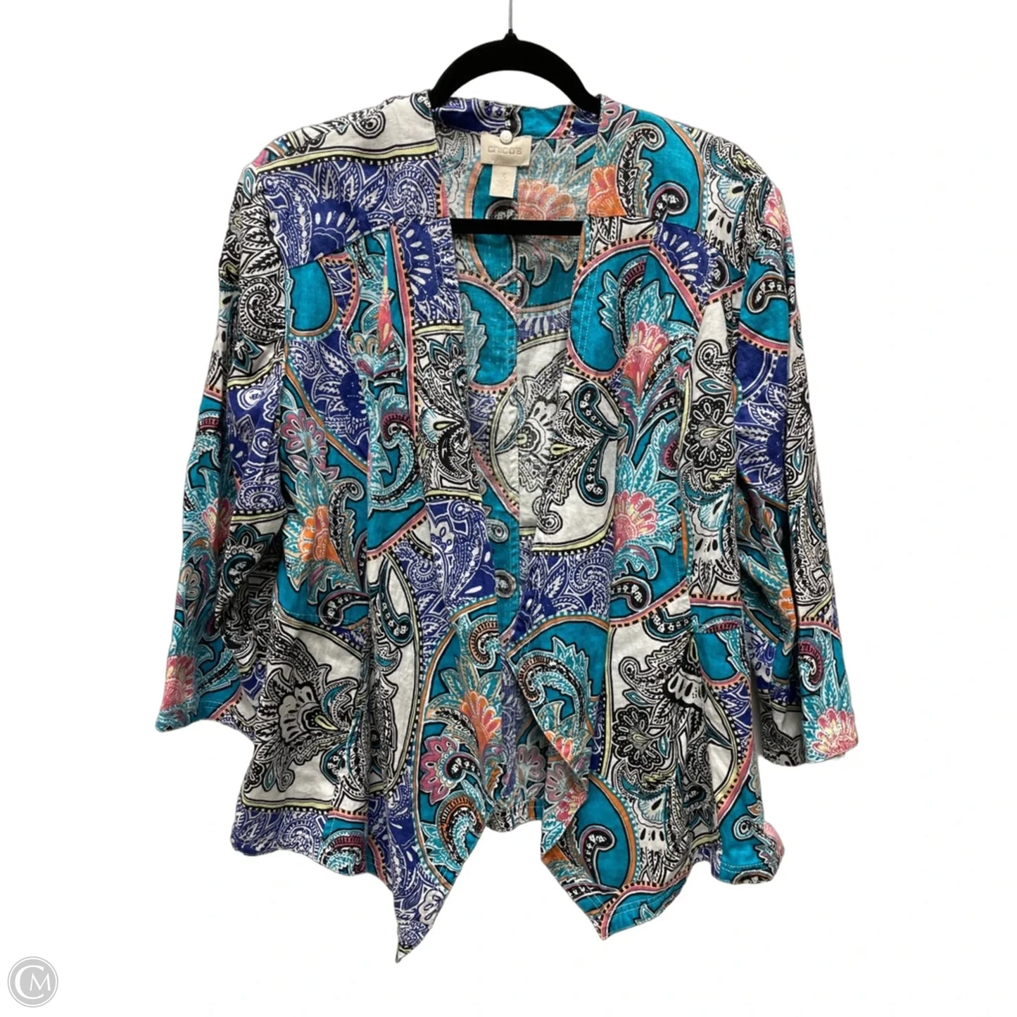 Jacket Other By Chicos In Geometric Pattern, Size: Xl
