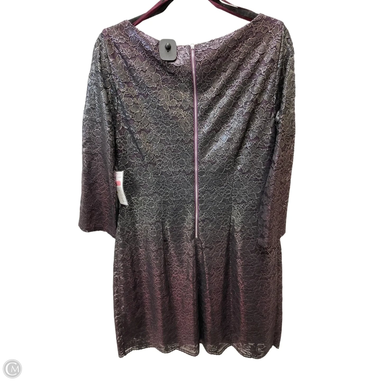 Dress Party Midi By Jessica Howard In Purple, Size: L