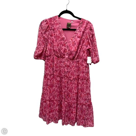 Dress Casual Short By Just Taylor In Floral Print, Size: S
