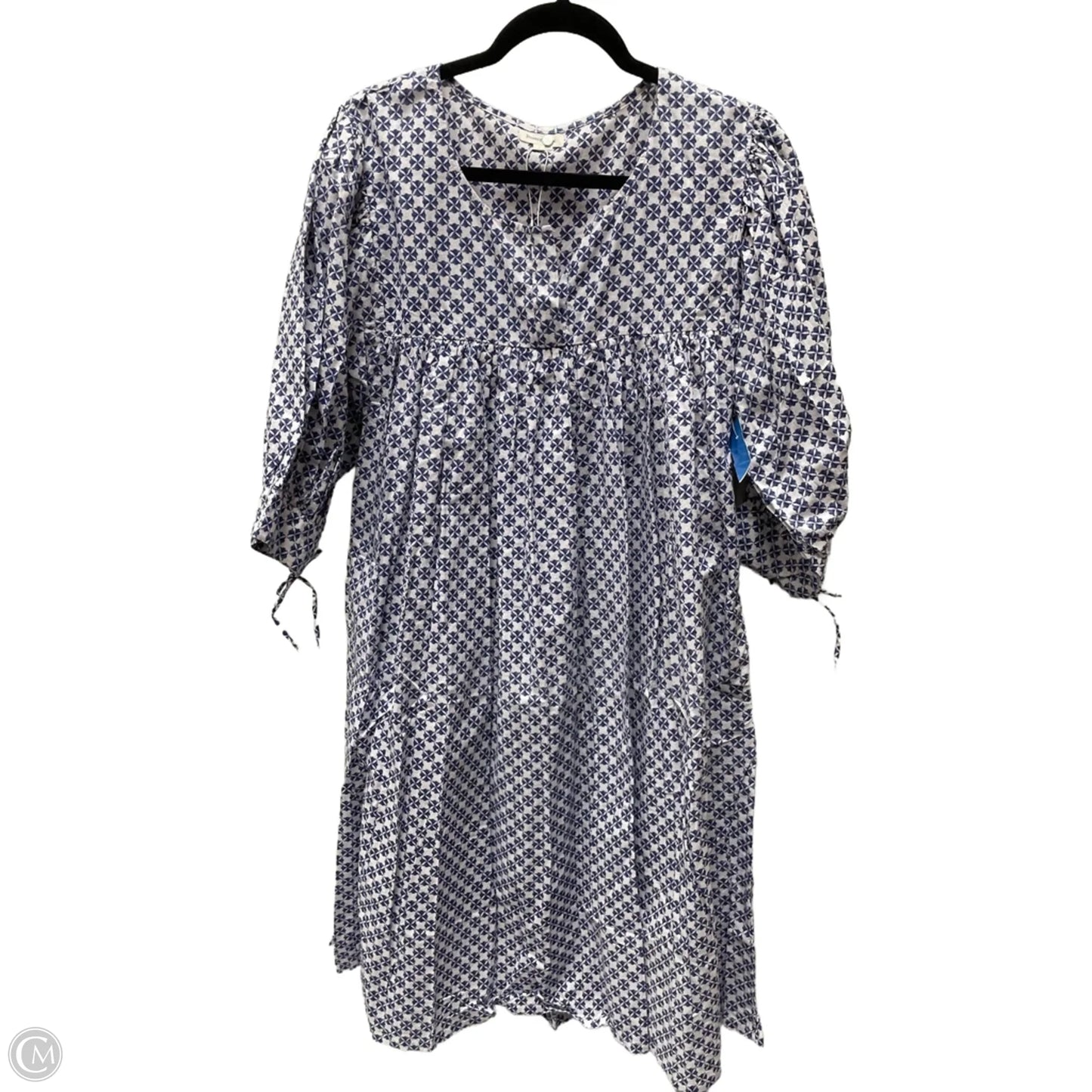 Dress Casual Midi By Pomegranate In Geometric Pattern, Size: L