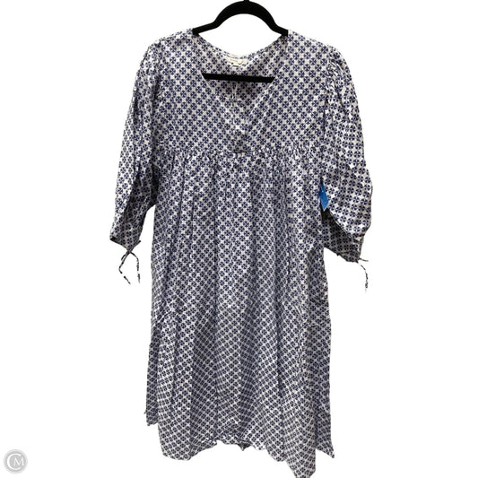 Dress Casual Midi By Pomegranate In Geometric Pattern, Size: L