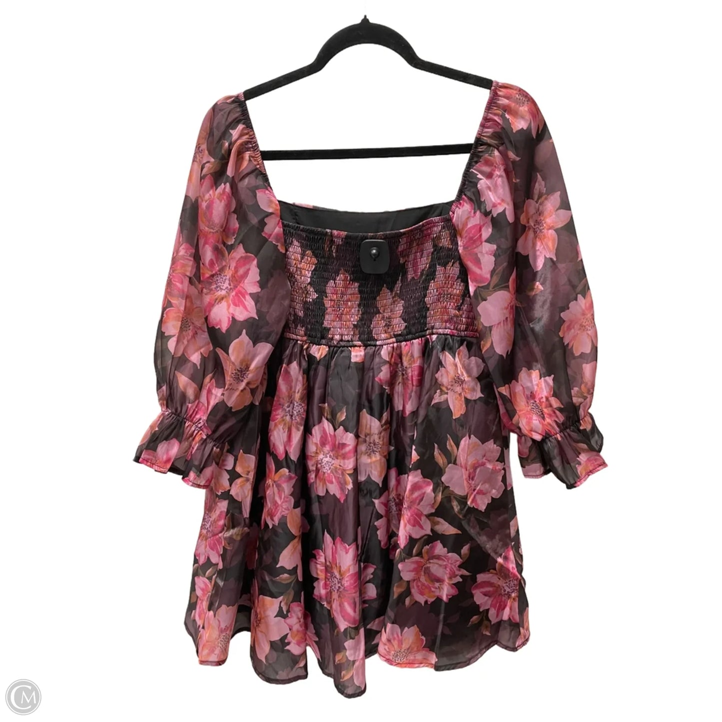 Dress Casual Short By Clothes Mentor In Floral Print, Size: L
