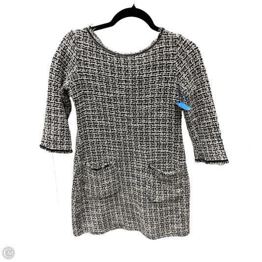 Dress Casual Short By Max Studio In Black & White, Size: Xs