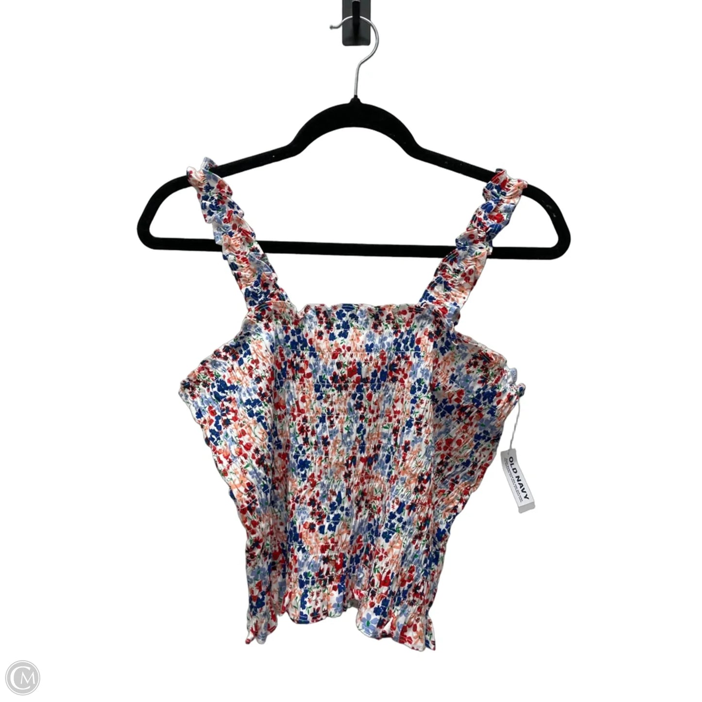 Top Sleeveless By Old Navy In Floral Print, Size: M