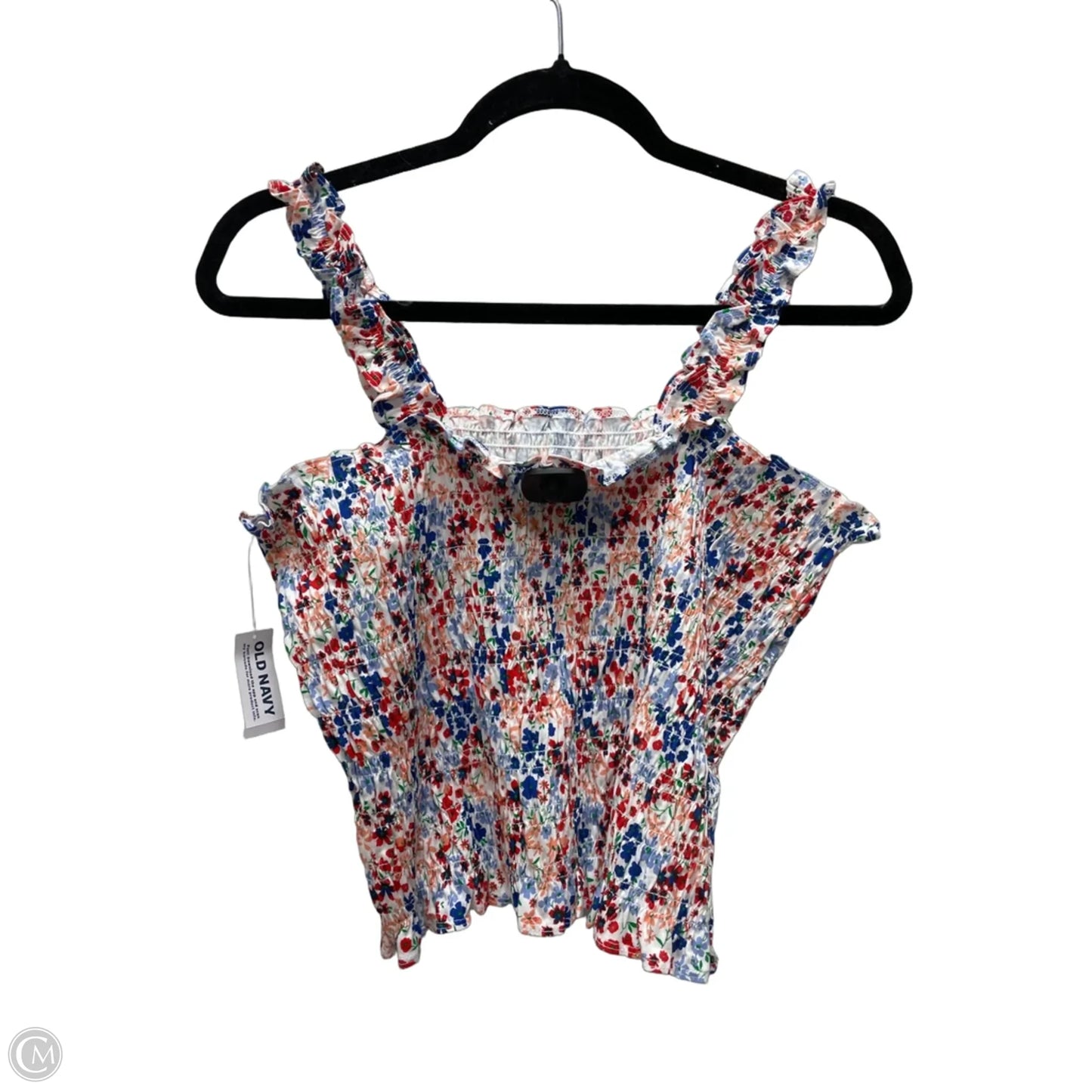 Top Sleeveless By Old Navy In Floral Print, Size: M