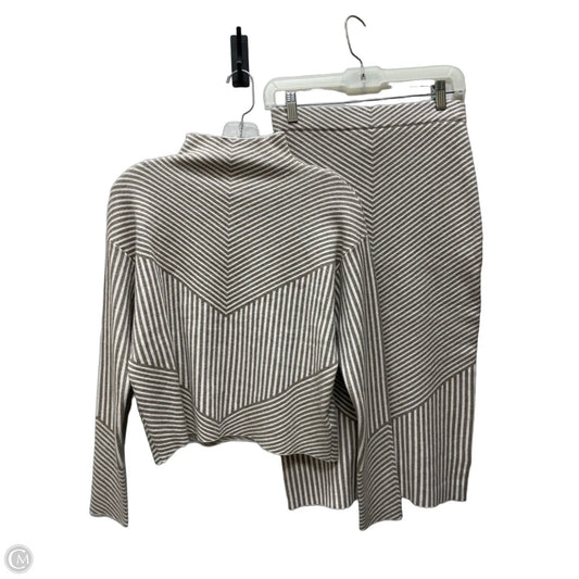 Skirt Set 2pc By Rachel Zoe In Striped Pattern, Size: Xs