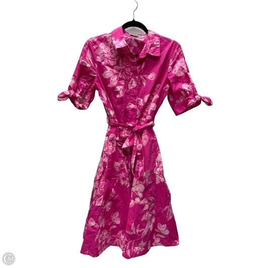 Dress Casual Short By Calvin Klein In Floral Print, Size: M