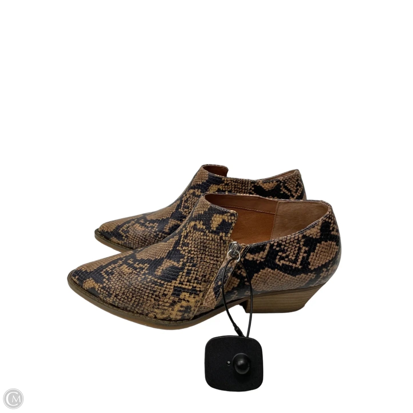 Shoes Heels Block By Chelsea And Violet In Snakeskin Print, Size: 9