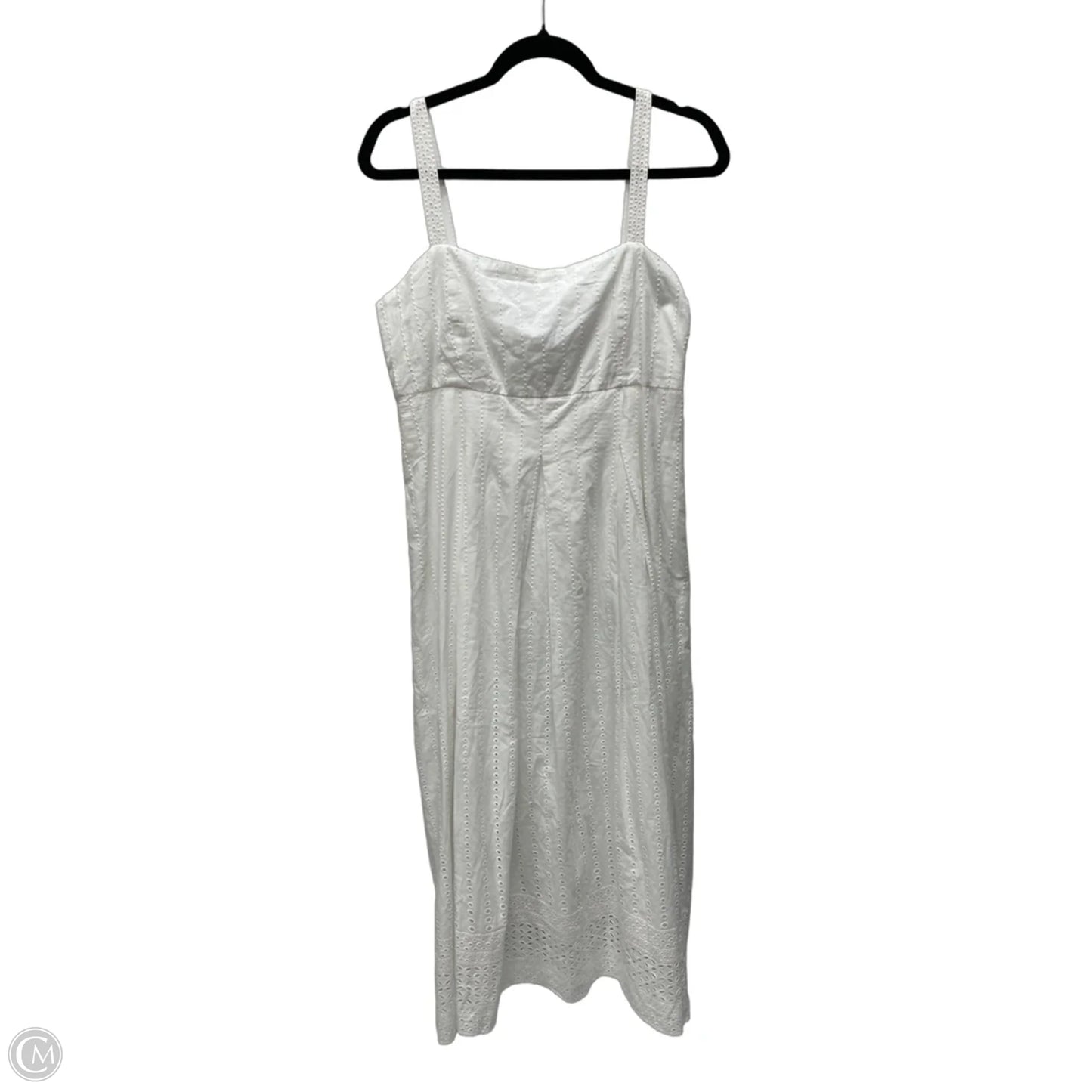 Dress Casual Maxi By Ellen Tracy In White, Size: M