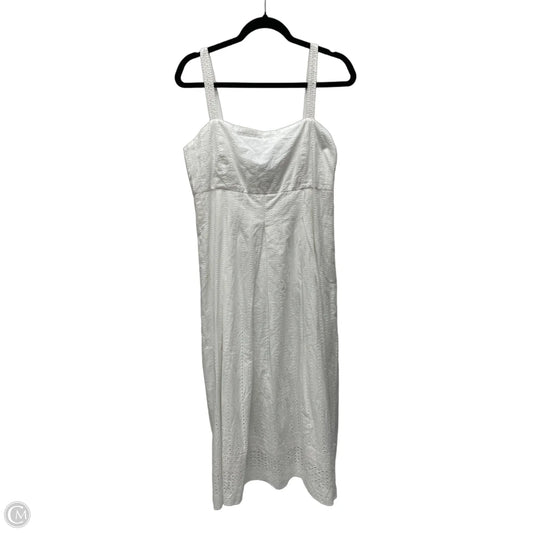 Dress Casual Maxi By Ellen Tracy In White, Size: M