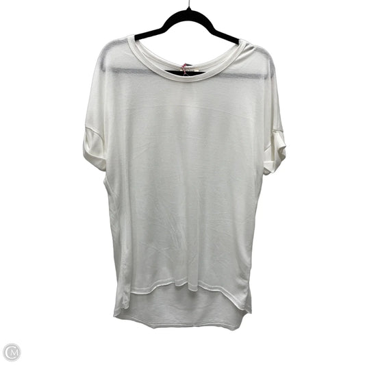 Top Short Sleeve By Umgee In White, Size: M